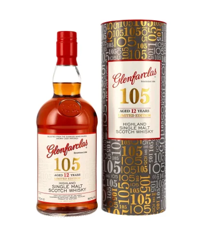 Fles Glenfarclas 12 Years Old 105 Limited Edition, single malt whisky, op voorraad bij slijterij t Bockje in Bathmen