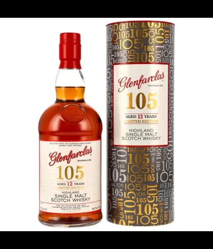 Fles Glenfarclas 12 Years Old 105 Limited Edition, single malt whisky, op voorraad bij slijterij t Bockje in Bathmen