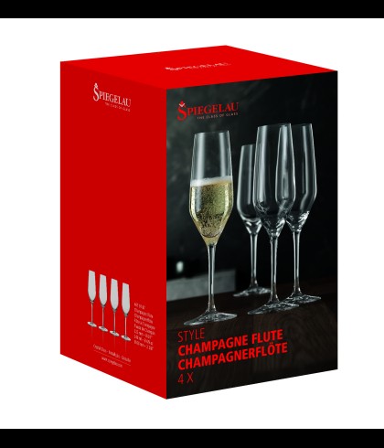 Spiegelau Champagneglas Flute (set van 4), fles bij slijterij t Bockje in Bathmen