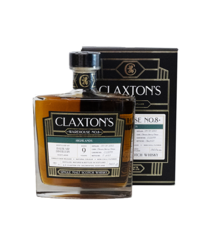 Fles Claxton’s Warehouse No.8 Balblair 9Y 2012, single malt whisky, op voorraad bij slijterij t Bockje in Bathmen