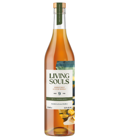 Fles whisky van bottelaar Living Souls, op voorraad bij slijterij t Bockje in Bathmen