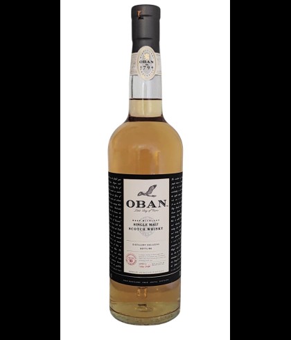 Fles Oban Distillery Exclusive Bottling, Schotse Highland single malt uit Oban, op voorraad bij slijterij t Bockje in Bathmen