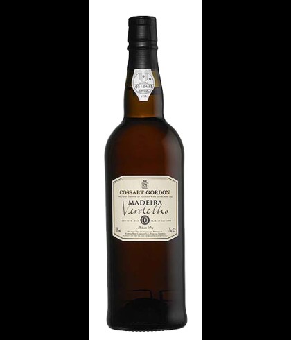 Fles Cossart Gordon 10 Years Old Verdelho Madeira, madeira uit Portugal, op voorraad bij slijterij t Bockje in Bathmen