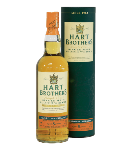 Fles Hart Brothers Glenrothes 8 Years Old 2014, single malt whisky, op voorraad bij slijterij t Bockje in Bathmen