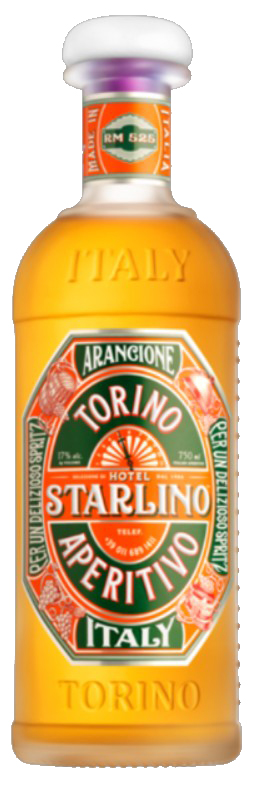 Fles Hotel Starlino Aperitivo Arancione, bij slijterij ’t Bockje in Bathmen