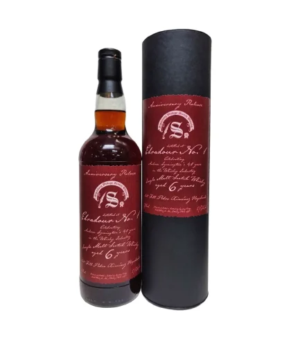 Signatory Edradour NO.1 6YO 2020 40th Anniversary Release, fles bij slijterij t Bockje in Bathmen