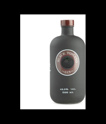 Fles Black Tomato Gin, gin, op voorraad bij slijterij t Bockje in Bathmen