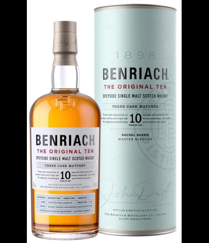 Fles Benriach The Original Ten, single malt whisky, op voorraad bij slijterij t Bockje in Bathmen