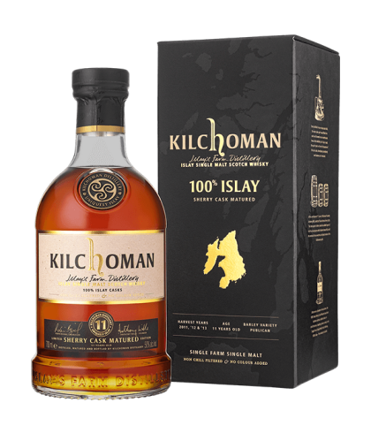 Fles Islay single malt van Kilchoman, op voorraad bij slijterij t Bockje in Bathmen