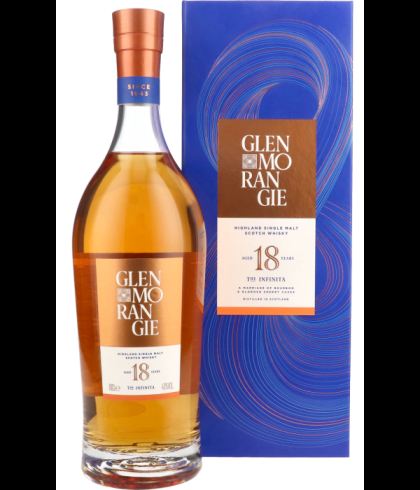 Fles Glenmorangie Extremely Rare 18 Years Old, single malt whisky, op voorraad bij slijterij t Bockje in Bathmen