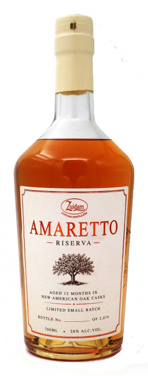 Likeur Zuidam Amaretto Riserva van Zuidam, bij slijterij ’t Bockje in Bathmen