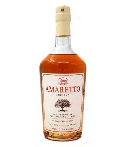 Likeur Zuidam Amaretto Riserva van Zuidam, bij slijterij ’t Bockje in Bathmen