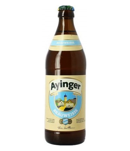 Ayinger Bräuweisse, bier bij slijterij t Bockje in Bathmen