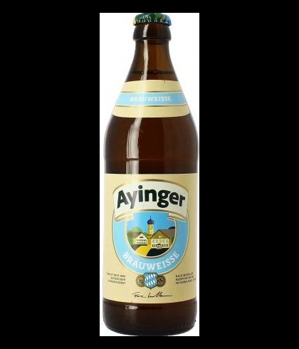 Ayinger Bräuweisse, bier bij slijterij t Bockje in Bathmen