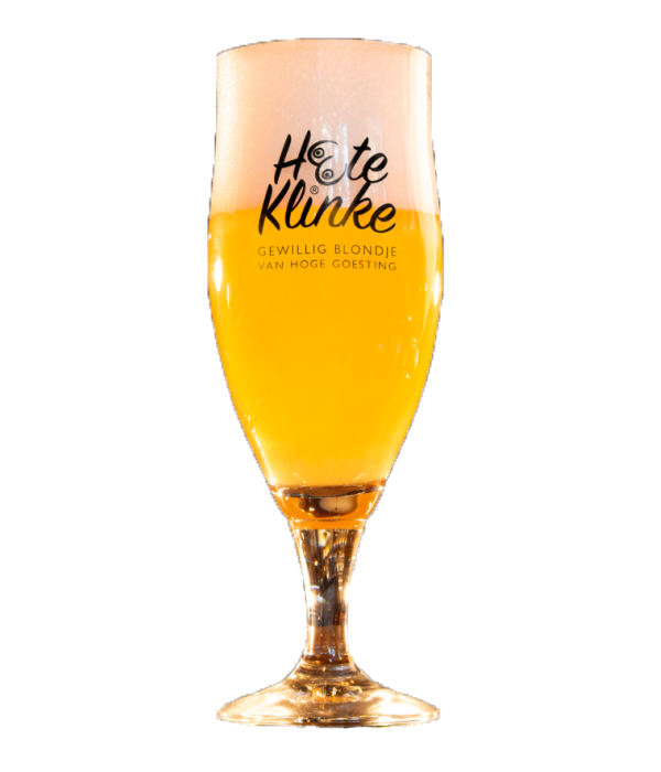 Klootzakske Hete Klinke bierglas bij t Bockje in Bathmen