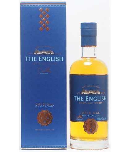 Fles The English Original, single malt whisky, op voorraad bij slijterij t Bockje in Bathmen
