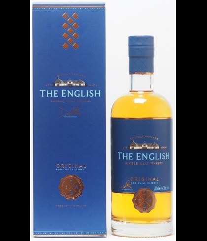 Fles The English Original, single malt whisky, op voorraad bij slijterij t Bockje in Bathmen
