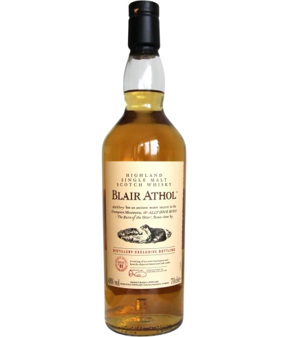 Fles Blair Athol Distillery Exclusive, single malt whisky, op voorraad bij slijterij t Bockje in Bathmen