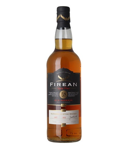 Fles Firean Old Reserve, whisky, op voorraad bij slijterij t Bockje in Bathmen