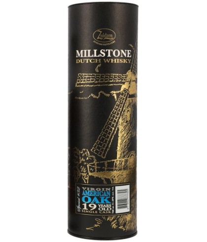 Fles Millstone American Oak 19 Years Old 2005 Special #32, Nederlandse whisky van Zuidam Distillers, op voorraad bij slijterij t Bockje in Bathmen