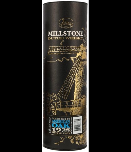 Fles Millstone American Oak 19 Years Old 2005 Special #32, Nederlandse whisky van Zuidam Distillers, op voorraad bij slijterij t Bockje in Bathmen
