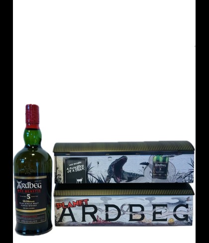 Fles Ardbeg Wee Beastie Warehouse Pack 2024, whisky, op voorraad bij slijterij t Bockje in Bathmen