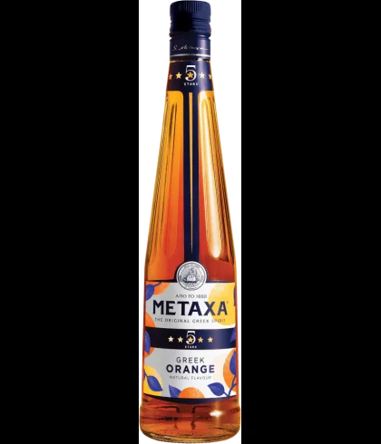 Metaxa 5* Greek Orange, op voorraad bij slijterij t Bockje in Bathmen