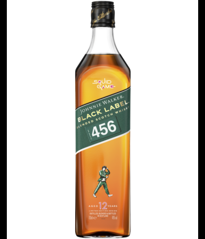 Fles blended Scotch van Johnnie Walker, op voorraad bij slijterij t Bockje in Bathmen