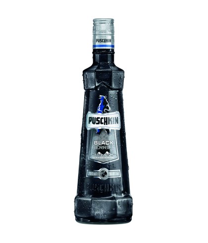 Wodka Puschkin Black van Puschkin, bij slijterij ’t Bockje in Bathmen