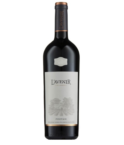 Fles L'avenir Stellenbosch Pinotage, wijn op voorraad bij slijterij t Bockje in Bathmen