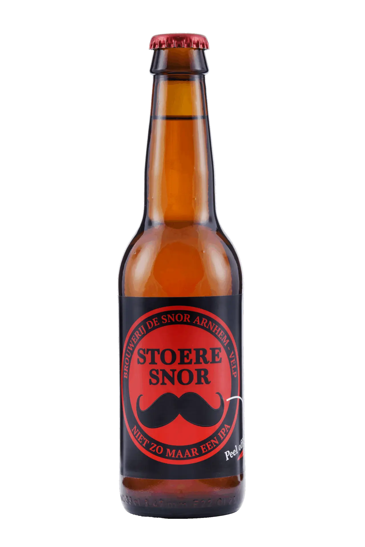 Fles Brouwerij De Snor Stoere Snor, bier van Brouwerij De Snor, op voorraad bij slijterij t Bockje in Bathmen