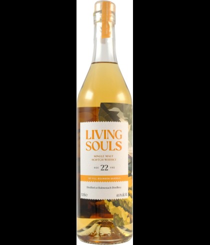 Fles whisky van bottelaar Living Souls, op voorraad bij slijterij t Bockje in Bathmen