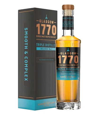 Flasche 1770 Glasgow Distillery Triple Distilled Release No.1, Whisky