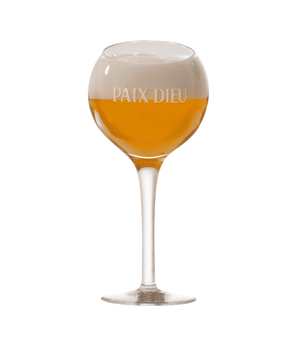 Brasserie Caulier Paix Dieu Glas Petite Lune bij t Bockje in Bathmen