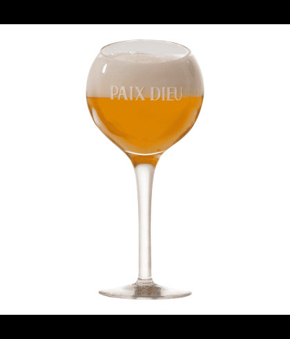 Brasserie Caulier Paix Dieu Glas Petite Lune, glas bij t Bockje in Bathmen