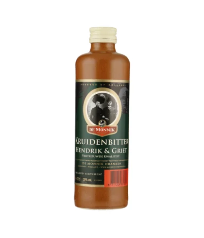 De Monnik Hendrik & Griet Kruidenbitter - 35 CL, op voorraad bij slijterij t Bockje in Bathmen