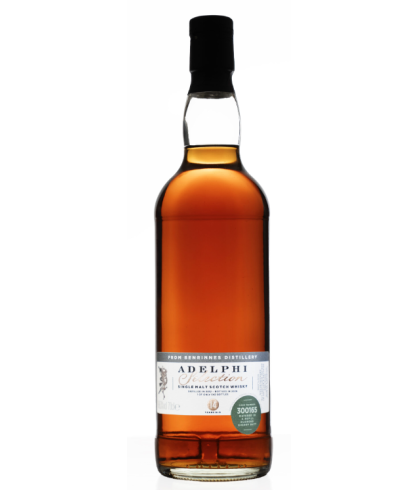 Fles Adelphi Selection Benrinnes 14Y, single malt whisky, op voorraad bij slijterij t Bockje in Bathmen