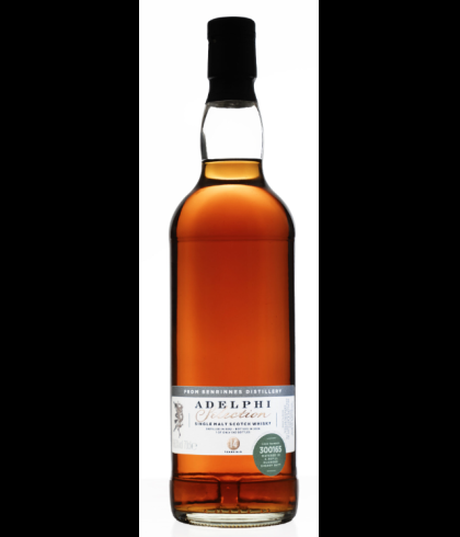 Fles Adelphi Selection Benrinnes 14Y, single malt whisky, op voorraad bij slijterij t Bockje in Bathmen