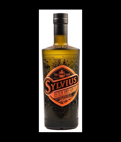 Fles Sylvius Gin, gin, op voorraad bij slijterij ’t Bockje in Bathmen