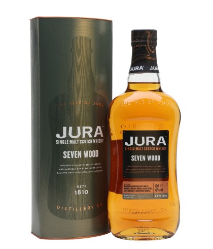 Fles single malt van Jura, op voorraad bij slijterij t Bockje in Bathmen