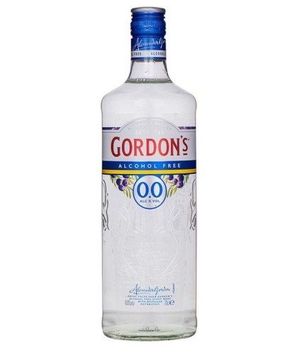 Fles Gordon's Gin 0.0% Alcohol Free, gin van Gordon’s, bij slijterij t Bockje in Bathmen