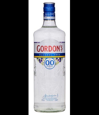 Fles Gordon's Gin 0.0% Alcohol Free, gin van Gordon’s, bij slijterij t Bockje in Bathmen