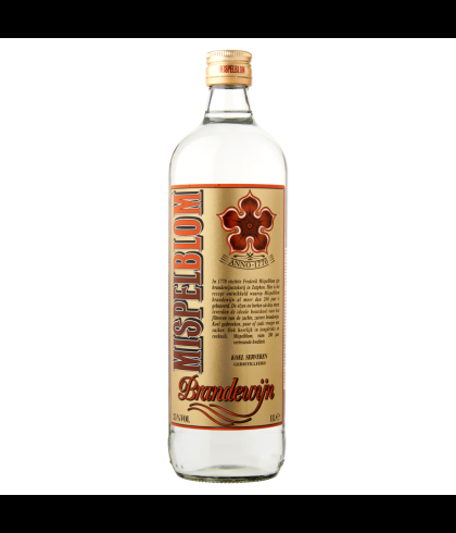 Mispelblom brandewijn, jenever bij slijterij t Bockje in Bathmen