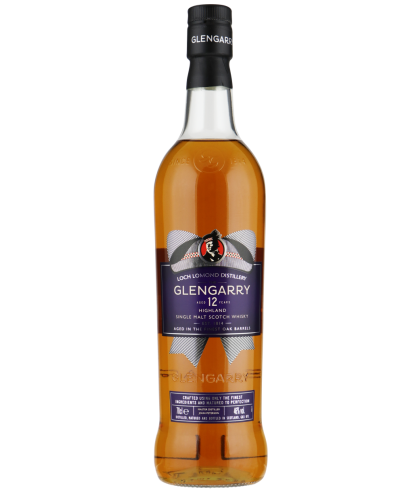 Fles Glengarry Highland Single Malt Scotch Whisky 12 Years, whisky, bij slijterij ’t Bockje in Bathmen