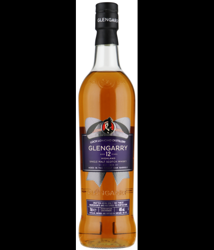 Fles Glengarry Highland Single Malt Scotch Whisky 12 Years, whisky, bij slijterij t Bockje in Bathmen