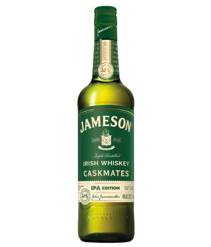 Fles Iers whiskey van Jameson, op voorraad bij slijterij t Bockje in Bathmen