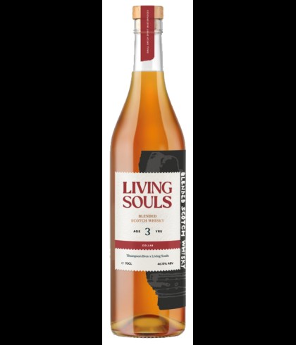 Fles whisky van bottelaar Living Souls, op voorraad bij slijterij t Bockje in Bathmen