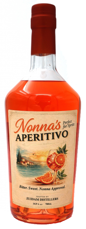 Likeur Zuidam Nonna's Aperitivo van Zuidam, bij slijterij ’t Bockje in Bathmen