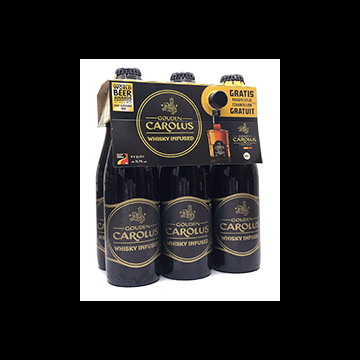 Gouden Carolus Whisky Infused 6-pack + whisky miniatuur