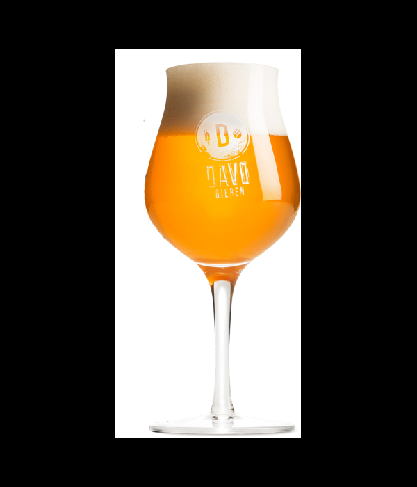DAVO bierglas op voet bij t Bockje in Bathmen